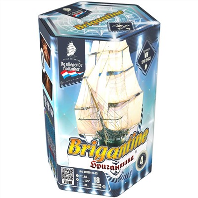 Фейерверк + фонтан VH120-19-03 Бригантина / Brigantine (1,25" х 18)