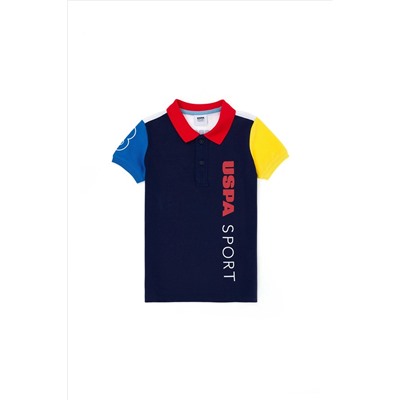 Erkek Çocuk Lacivert Polo Yaka Tişört