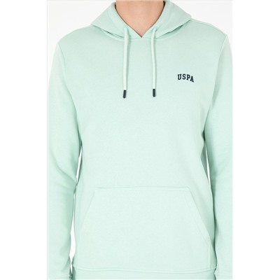 Erkek Su Yeşili Basic Sweatshirt