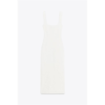 STRETCH SQUARE NECK DRESS