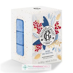 Roger & Gallet Bois de Santal - Savons Bienfaisants - Coffret 3x100 g