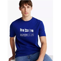 Embroidered Hilfiger Flags T-Shirt
