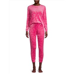 JUICY COUTURE ​2-Piece logo Embossed Pullover & Joggers Set