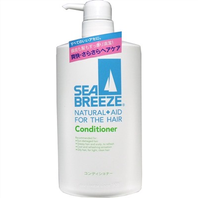SHISEIDO Кондиционер  мужской для жирных волос SEA BREEZE с ментолом флакон-дозатор 600мл