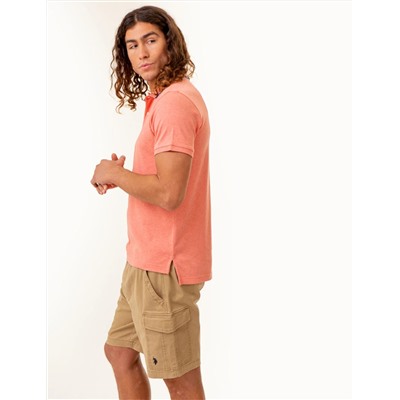 SLIM FIT SOLID INTERLOCK POLO SHIRT