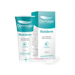 Dermagor Matiderm Gel Purifiant Peaux Mixtes à Grasses 200ml