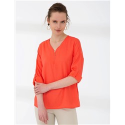Nar Çiçeği Comfort Fit Uzun Kollu Gömlek