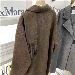 Женское шерстяное пальто с имитацией шарфа сзади Ma*x Mar*a