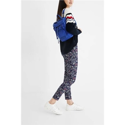 Pantalon skinny tobillero flores