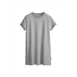 Bad Bear, Lily Dress Gri Melanj Kadın Elbise T-shirt