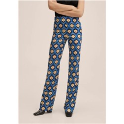 Pantalón estampado retro -  Mujer | MANGO OUTLET Melilla