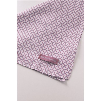 Pañuelo estilo bandana print geométrico