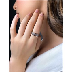Кольцообручальное из золочёного серебра с фианитами 925 пробы п1-393-1з200