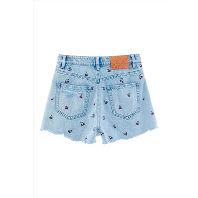Falda pantalón vaquera Azul