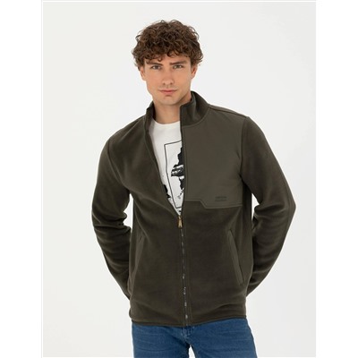 Haki Regular Fit Sweatshirt