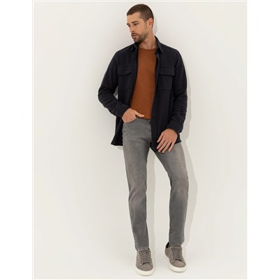 Lacivert Regular Fit Uzun Kollu Gömlek