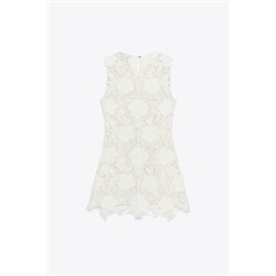 FLORAL CROCHET DRESS
