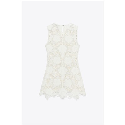 FLORAL CROCHET DRESS
