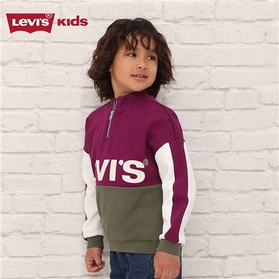 Классная детская толстовка Levi*’s с воротником на молнии 👕