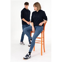 Erkek Lacivert Basic Sweatshirt