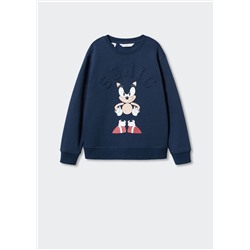 Sudadera sonic relieve -  Niño | MANGO OUTLET España