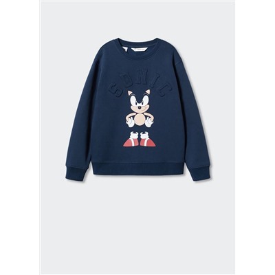 Sudadera sonic relieve -  Niño | MANGO OUTLET España