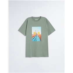T-shirt, Men, Dark Green