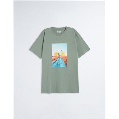 T-shirt, Men, Dark Green