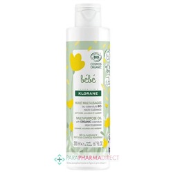 Klorane Bébé Huile Multi-Usages BIO 200ml