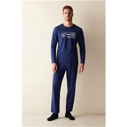 Penti Erkek Lacivert Pijama Takımı PHP5THF423SK-PR19