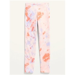 Printed Built-In Tough Full-Length Leggings for Girls