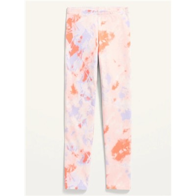 Printed Built-In Tough Full-Length Leggings for Girls