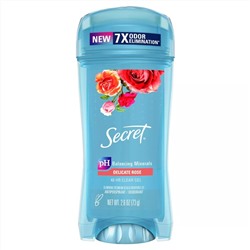Secret Fresh Clear Gel Antiperspirant and Deodorant for Women - Delicate Rose - 2.6oz