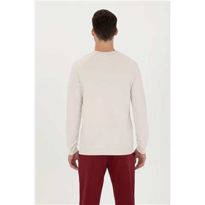 Erkek Taş Basic Sweatshirt