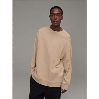 Basic Sweatshirt aus Baumwolle