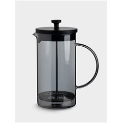 Френч-пресс, 1 л, стекло Б/сталь, серый, Arabica
