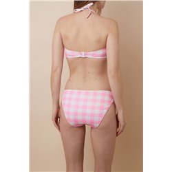 Sujetador de biquini Pretty Blanco y rosa
