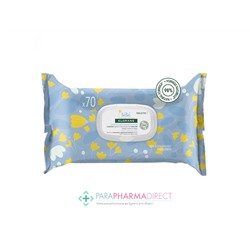 Klorane Bébé Toilette Lingettes Nettoyantes Douces x70 Lingettes