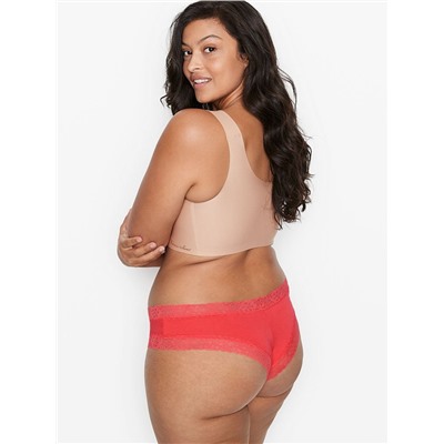 VICTORIA'S SECRET Stretch Cotton Lace-waist Cheeky Panty