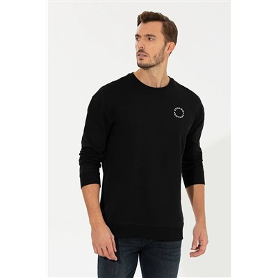 Pierre Cardin Erkek Sıyah Sweat Shırt G021SZ082.000.1556229