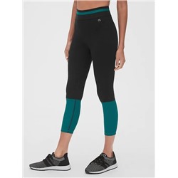 GapFit High Rise Blackout Colorblock Stripe 7/8 Leggings