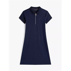 Zip Polo Dress
