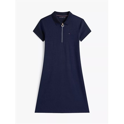 Zip Polo Dress