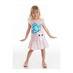 Denokids Tavşan&Kelebek Kız Elbise CFF-21Y1-003