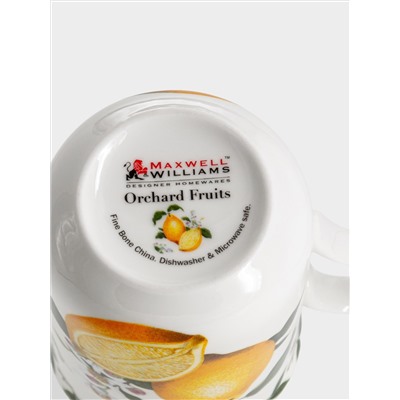 Кружка, 300 мл, фарфор F, белая, Лимон, Orchard Fruits