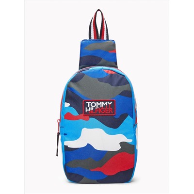 TOMMY HILFIGER TH KIDS FUN CAMO CROSSBODY BACKPACK