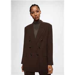 Americana traje doble botonadura -  Mujer | MANGO OUTLET Melilla