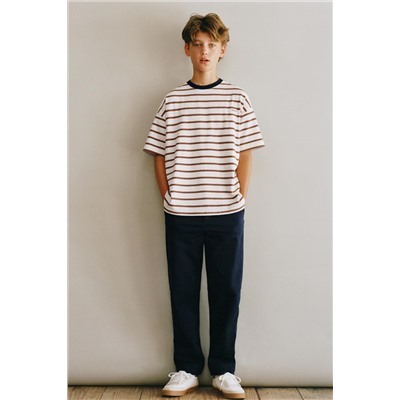 BASIC SLIM FIT CHINO TROUSERS