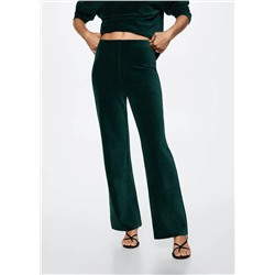 Pantalón pana cintura elástica -  Mujer | MANGO OUTLET Melilla