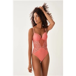 Dagi Kiremit Kaplı Dantelli Body 21WW51001MA
